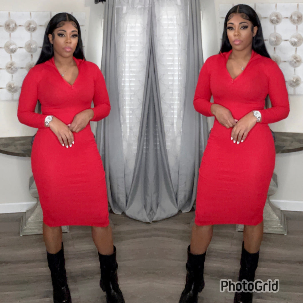 Jay Dress (Red)