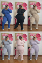 Load image into Gallery viewer, Kay Set (Plus)(Denim,Royal,Lilac,Black,Blush Pink)
