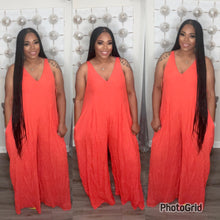 Load image into Gallery viewer, Jamie Jumpsuit (Orange)
