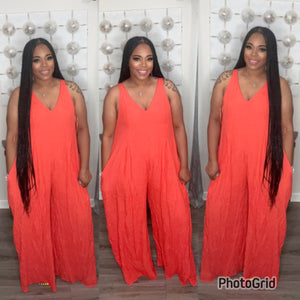 Jamie Jumpsuit (Orange)