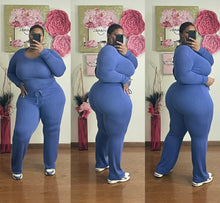 Load image into Gallery viewer, Kay Set (Plus)(Denim,Royal,Lilac,Black,Blush Pink)

