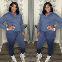 Load image into Gallery viewer, Jessica Set(Half Zip)(Blue,DK.Green,Dk.Olive)
