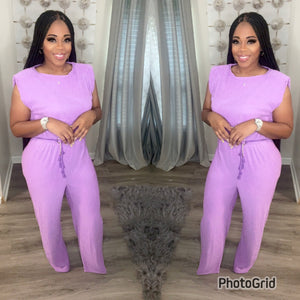 Ada Jumpsuit (Lilac)