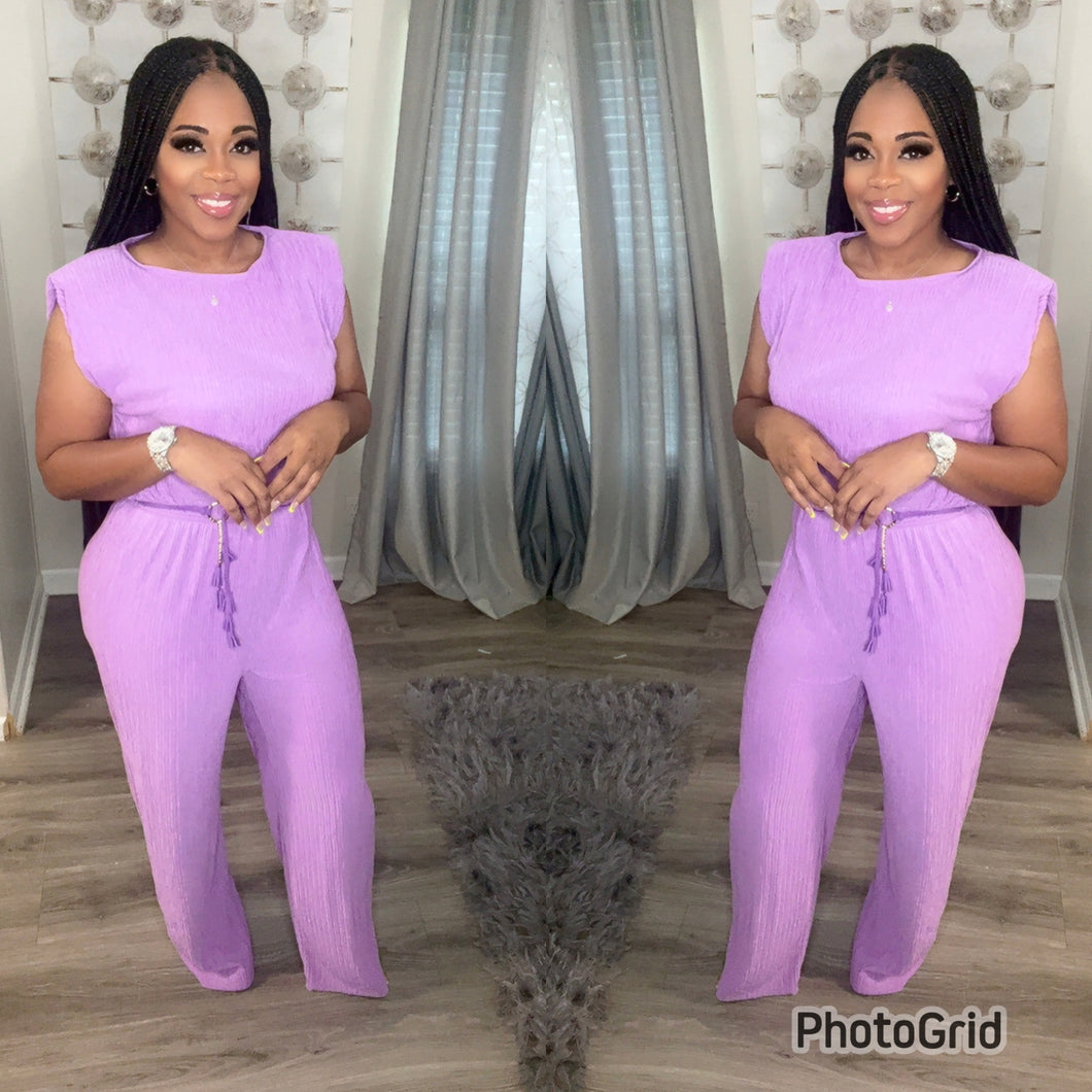 Ada Jumpsuit (Lilac)