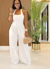 Load image into Gallery viewer, Palazzo Jumpsuit (White)
