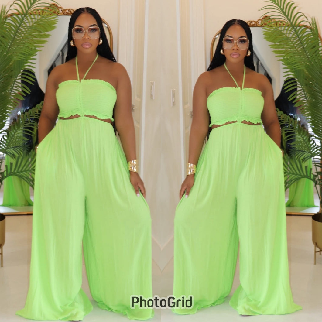 Lime Jumpsuit