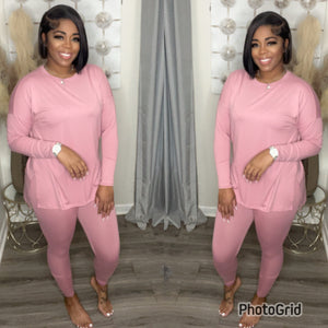 LOUNGEWEAR BASIC SET(PLUS)(LT.NAVY,LT.ROSE,RUBY,BLACK,F0REST)