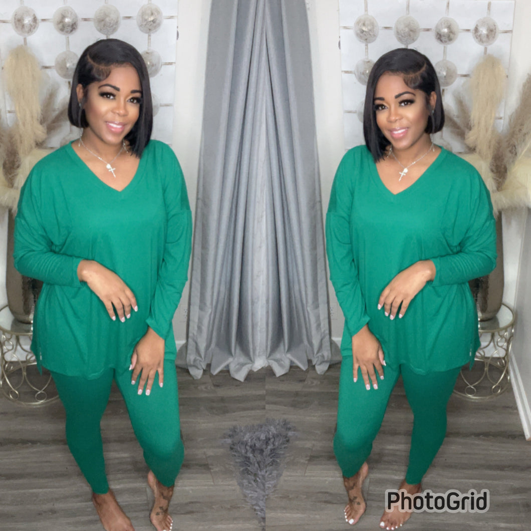 LOUNGEWEAR BASIC SET (FOREST)