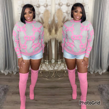 Load image into Gallery viewer, CANDY SWEATHER (PINK/GRAY)
