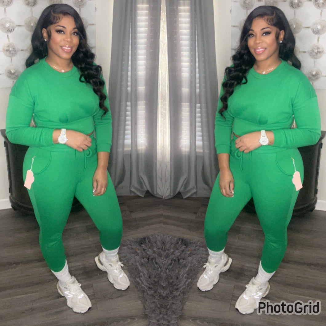 JOGGER SET (GREEN)
