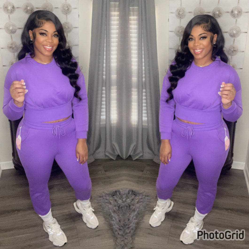 JOGGER SET (PURPLE)