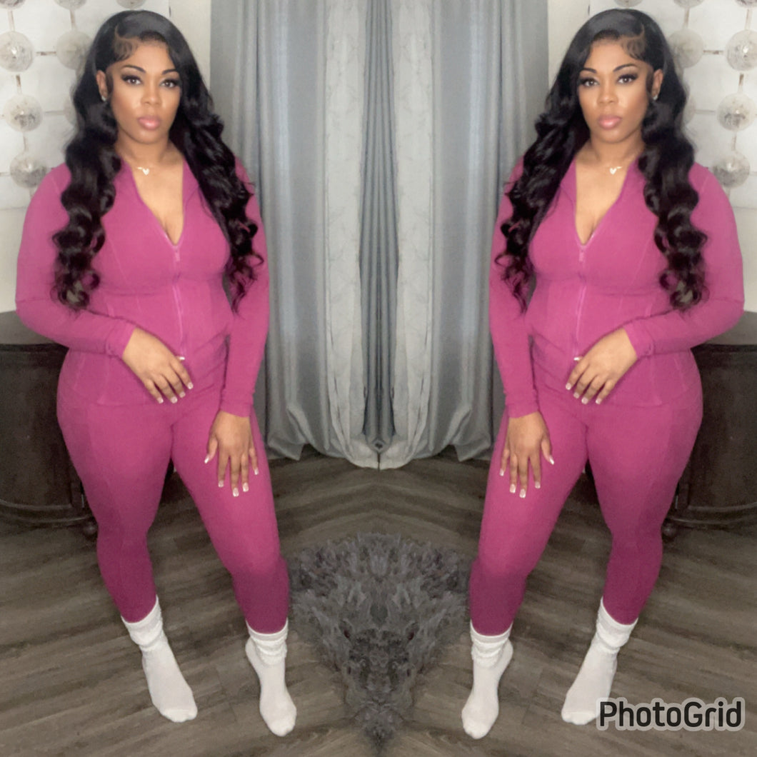 Tracksuit (Fuchsia)