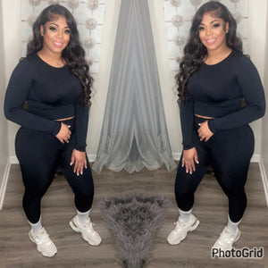 MONICA SET ( BLACK)