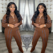 Load image into Gallery viewer, ANGIE PANT SET (BROWN)
