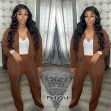 ANGIE PANT SET (BROWN)