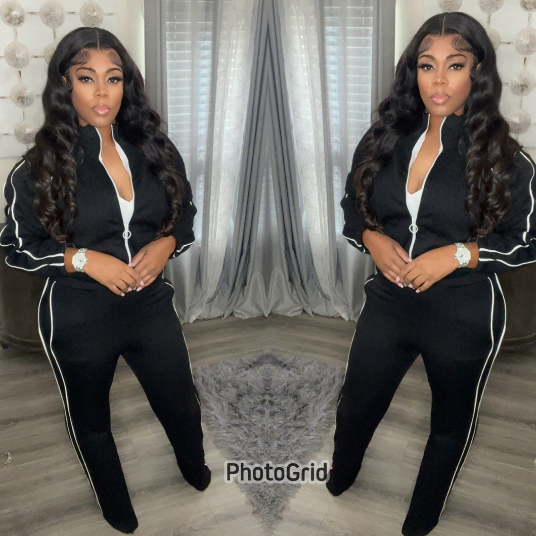 MYA PANT SET (BLACK)(S-XL)